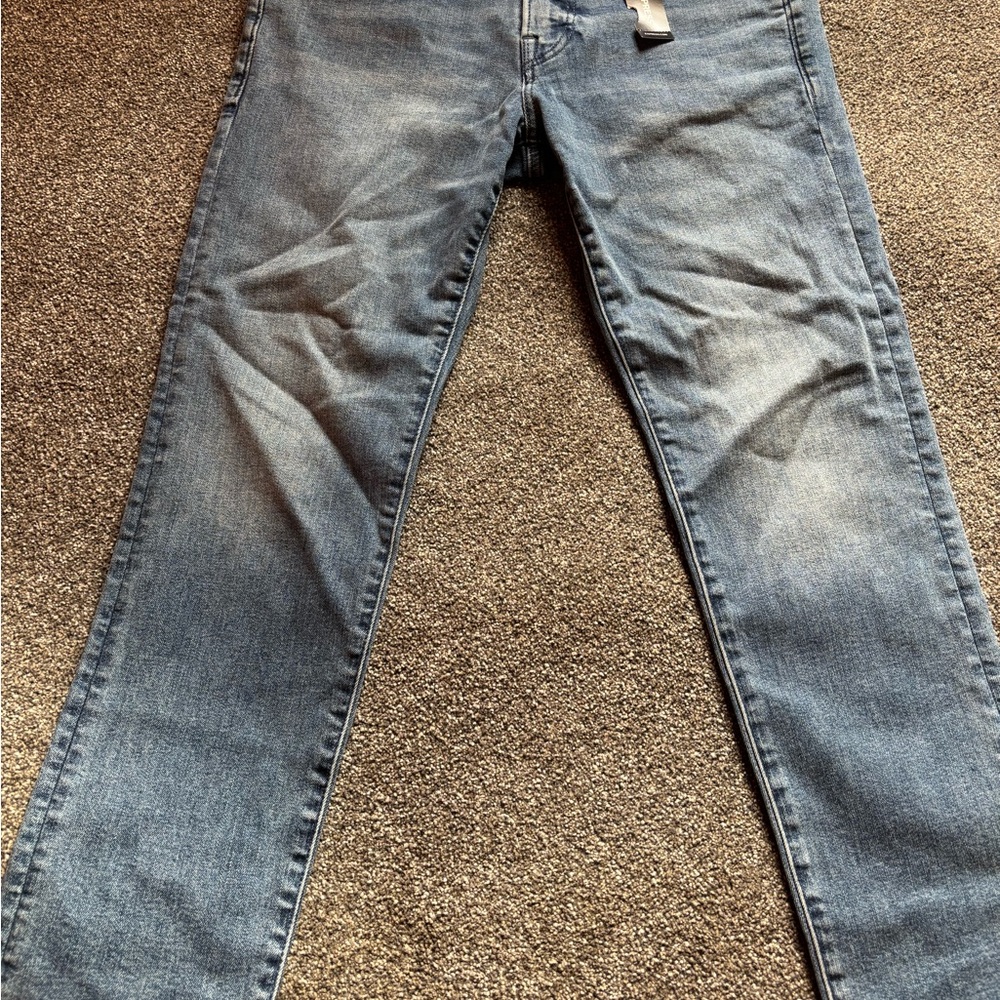 Express NWT Sz 30x30 athletic slim hyper stretch blue denim Men's Jeans - Picture 1 of 11
